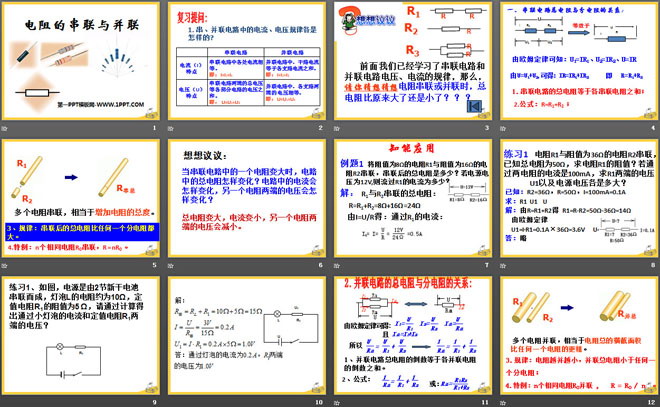 《电阻的串联与并联》欧姆定律PPT课件