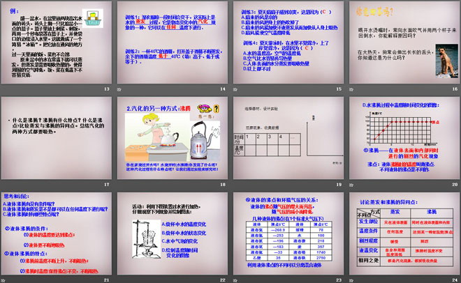 《探究汽化和液化的特点》物质形态及其变化PPT课件