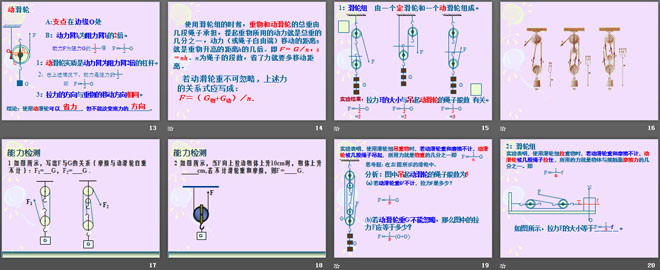 《探究滑轮的作用》力和机械PPT课件