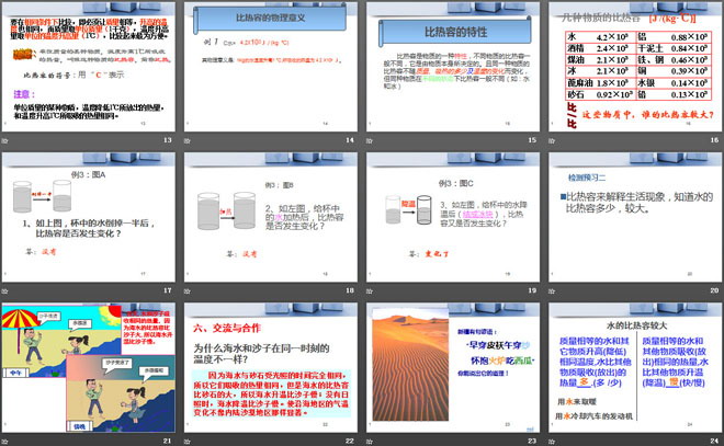 《研究物质的比热容》内能与热机PPT课件3