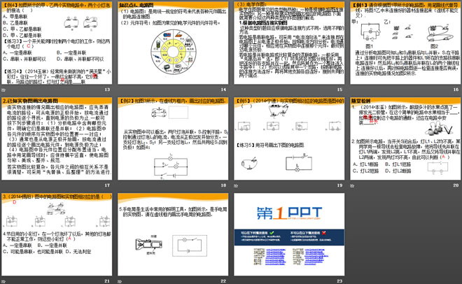 《电路的组成和连接方式》探究简单电路PPT课件