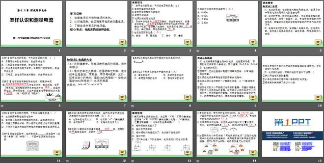 《怎样认识和测量电流》探究简单电路PPT课件