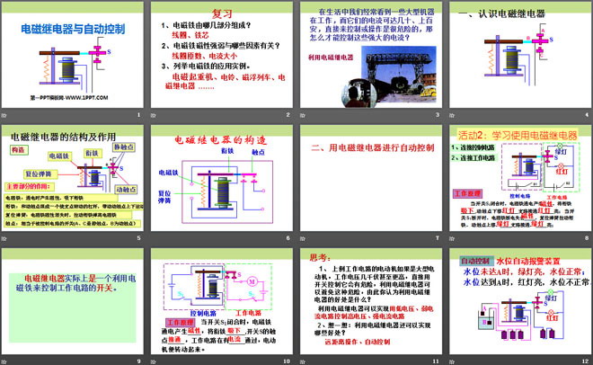 《电磁继电器与自动控制》电磁铁与自动控制PPT课件