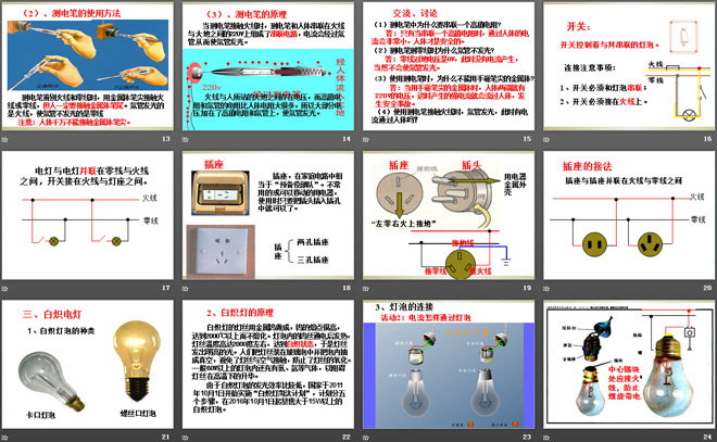 《家庭电路》家庭电路与安全用电PPT课件3