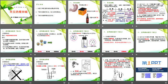 《常见的酸和碱》常见的酸、碱、盐PPT课件