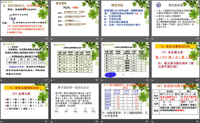 《纯净物组成的表示方法》物质的构成PPT课件2