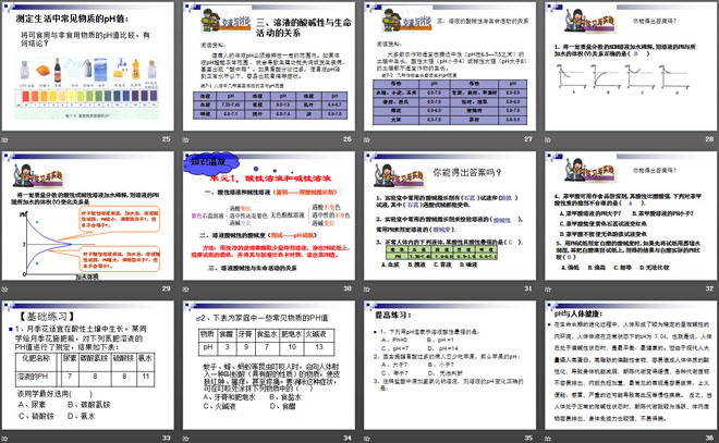 《酸性溶液和碱性溶液》初始酸、碱和盐PPT课件