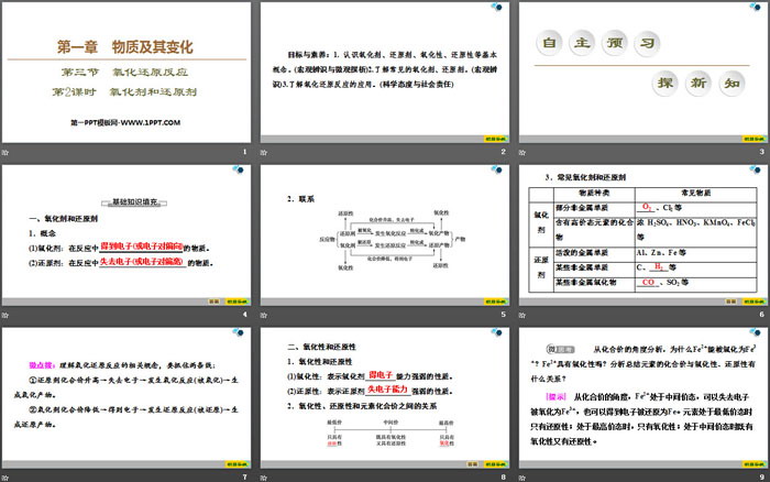 《氧化剂和还原剂》氧化还原反应PPT