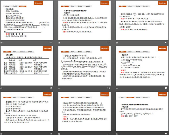 《氧化还原反应》PPT课件下载