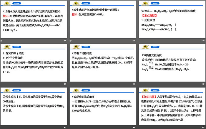 《氧化钠和过氧化钠》钠及其化合物PPT