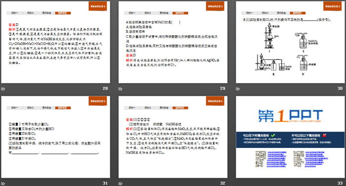 《氯气的实验室制法 氯离子的检验》氯及其化合物PPT课件