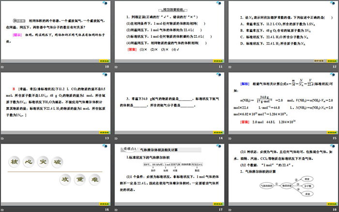 《气体摩尔体积》物质的量PPT