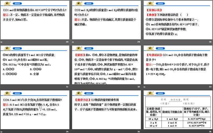 《物质的量的单位——摩尔》物质的量PPT课件