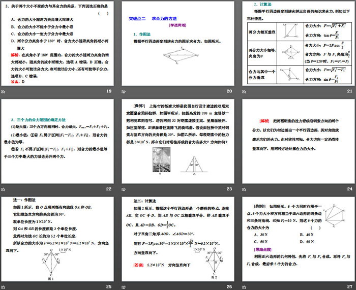 《力的合成和分解》相互作用——力PPT