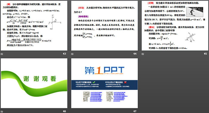 《牛顿第二定律》运动和力的关系PPT