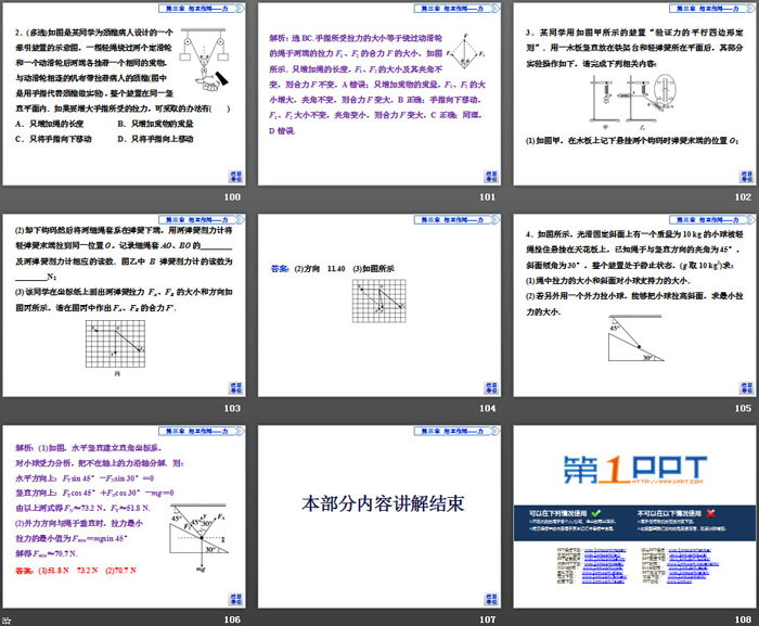 《力的合成和分解》相互作用——力PPT课件