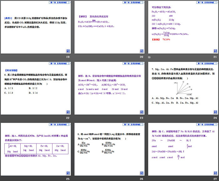 《章末整合提升》铁 金属材料PPT