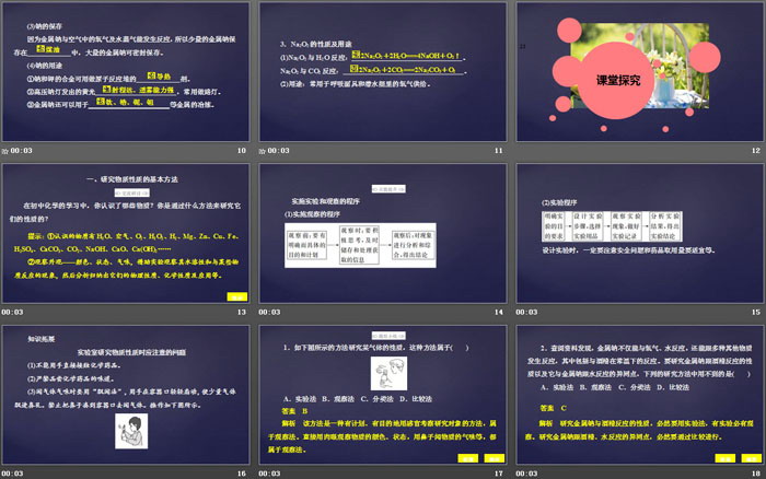 《研究物质性质的方法和程序》认识化学科学PPT(第1课时研究物质性质的基本方法)