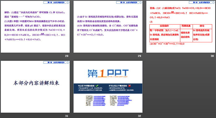 《微项目 科学使用含氯消毒剂》元素与物质世界PPT