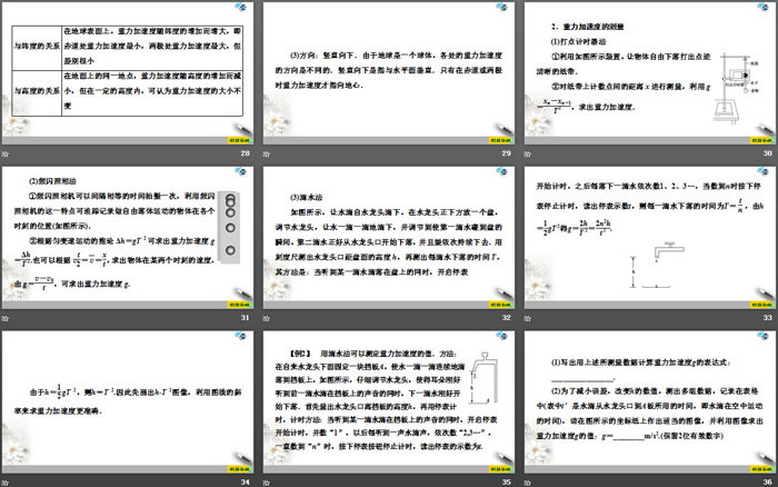 《自由落体运动》匀变速直线运动的研究PPT免费课件