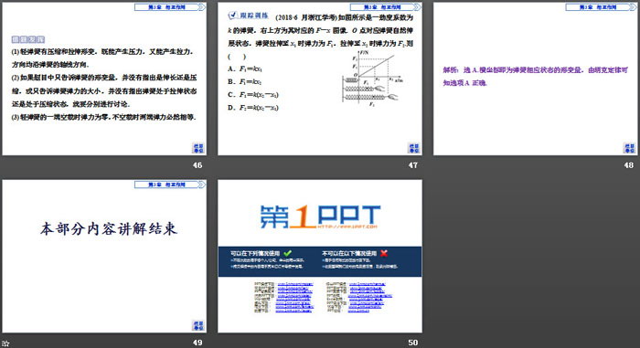 《科学探究：弹力》相互作用PPT(第1课时弹力)