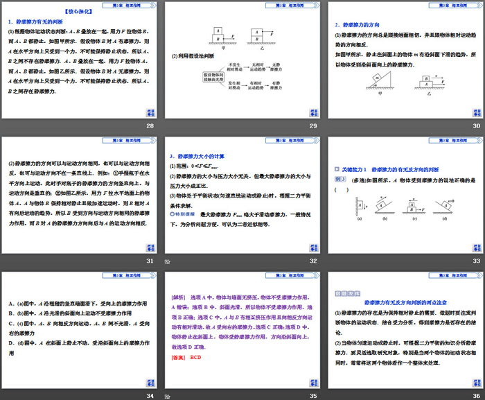 《摩擦力》相互作用PPT