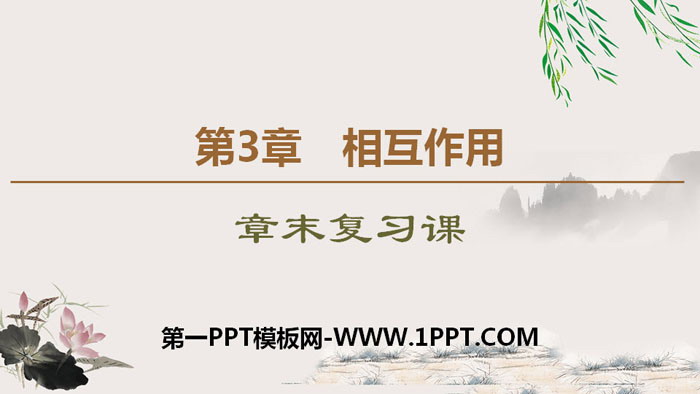 《章末复习课》相互作用PPT