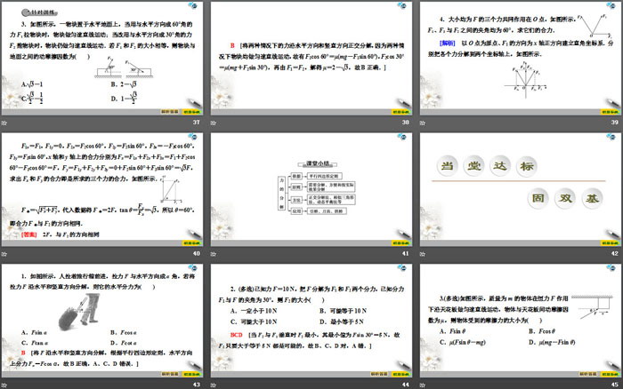 《力的分解》力与平衡PPT课件