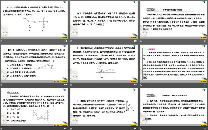 《章末复习课》力与平衡PPT