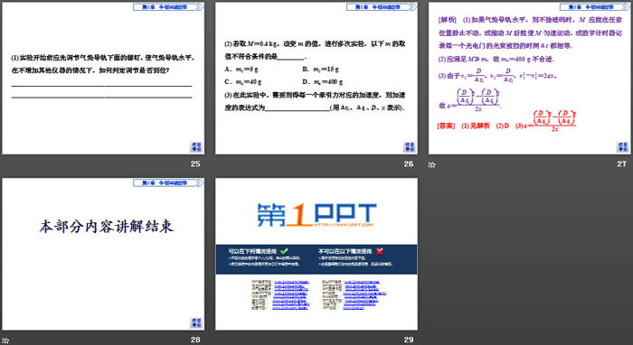 《科学探究：加速度与力、质量的关系》牛顿运动定律PPT