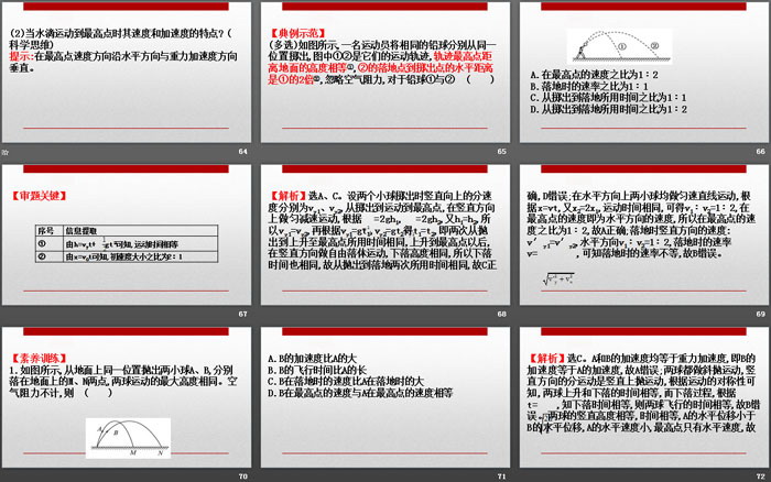 《抛体运动的规律》抛体运动PPT课件