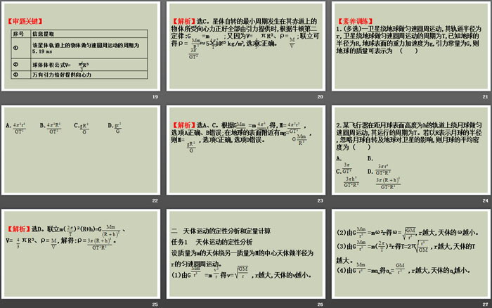 《万有引力理论的成就》万有引力与宇宙航行PPT课件