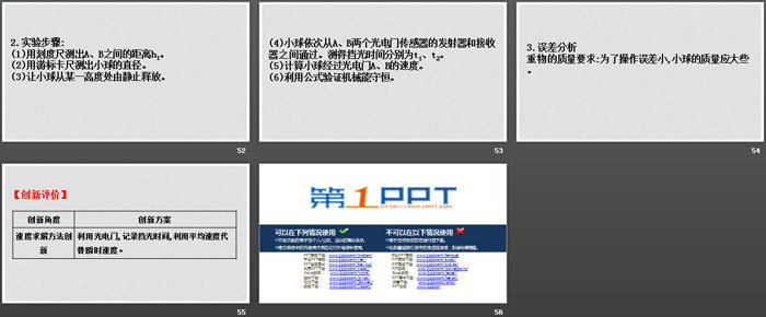 《实验:验证机械能守恒定律》机械能守恒定律PPT