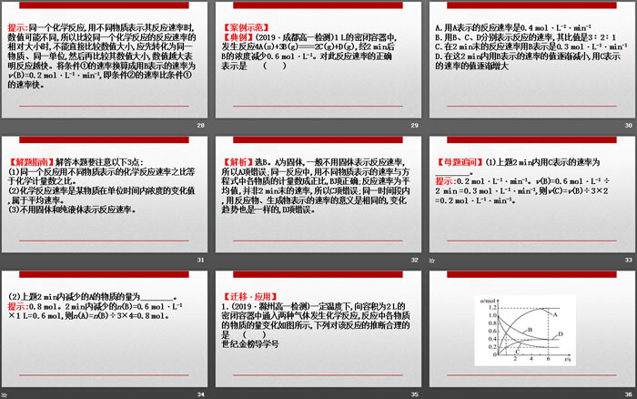 《化学反应的速率与限度》化学反应与能量PPT(第1课时化学反应的速率)