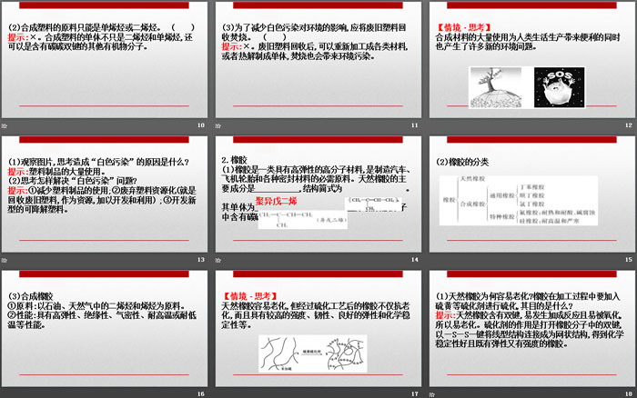 《乙烯与有机高分子材料》有机化合物PPT(第2课时烃有机高分子材料)