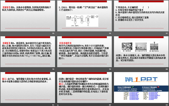 《自然资源的开发利用》化学与可持续发展PPT(第1课时)