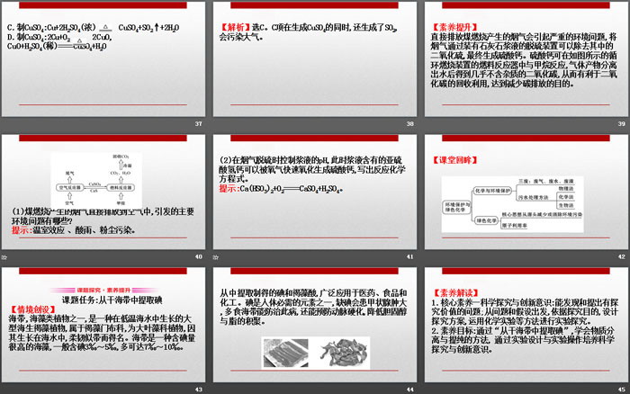 《环境保护与绿色化学》化学与可持续发展PPT