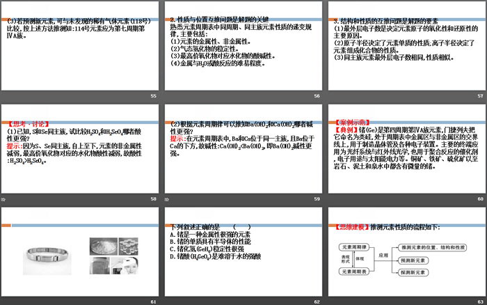 《元素周期表的应用》原子结构元素周期律PPT(第3课时)