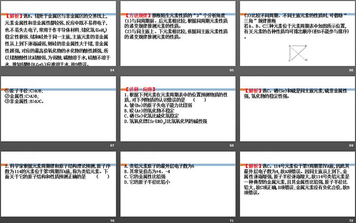 《元素周期表的应用》原子结构元素周期律PPT(第3课时)