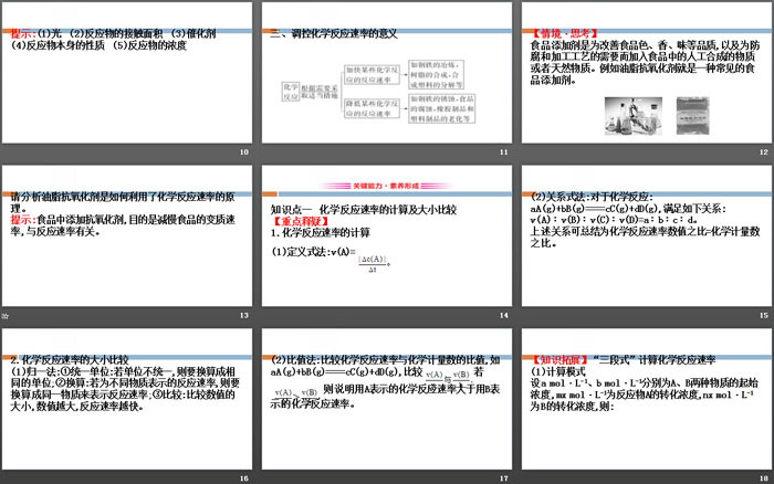 《化学反应的快慢和限度》化学键化学反应规律PPT(第1课时化学反应的快慢)