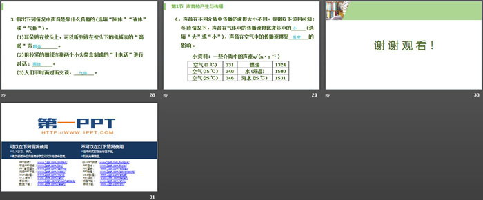 《声音的产生与传播》声现象PPT下载