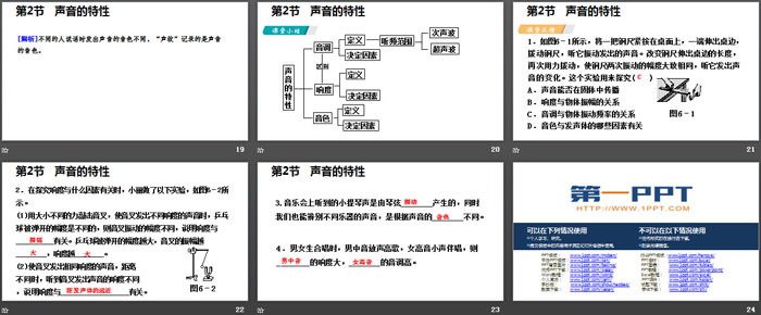 《声音的特性》声现象PPT课件下载