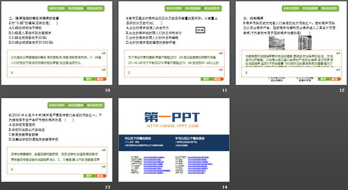 《噪声的危害和控制》声现象PPT