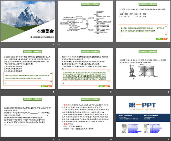 《本章整合》物态变化PPT