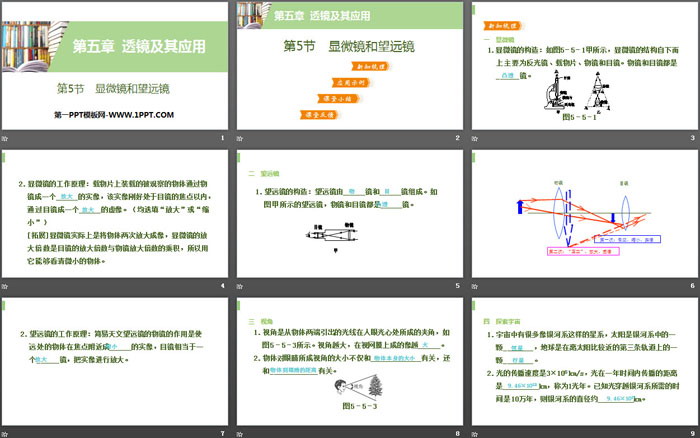 《显微镜和望远镜》透镜及其应用PPT教学课件