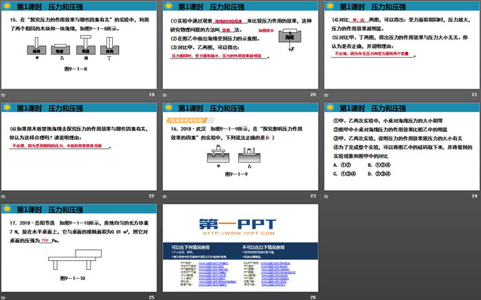 《压强》压强PPT(第1课时压力和压强)