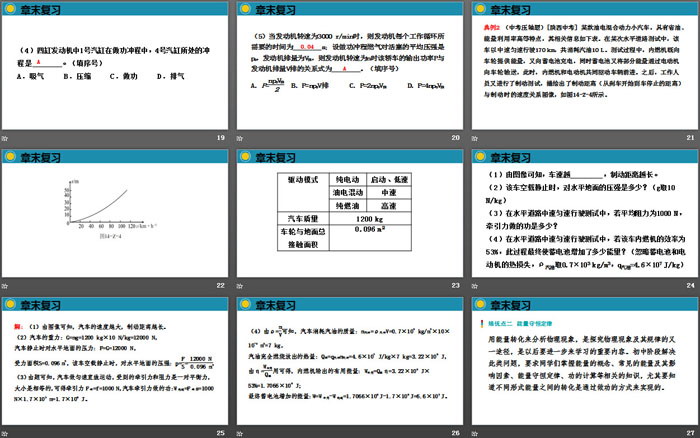 《章末复习》内能的利用PPT