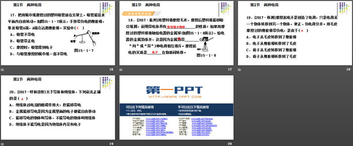 《两种电荷》电流和电路PPT