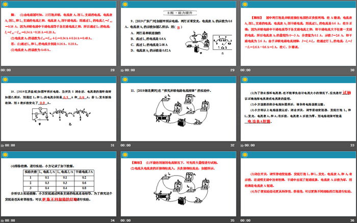 《串、并联电路中电流的规律》电流和电路PPT教学课件