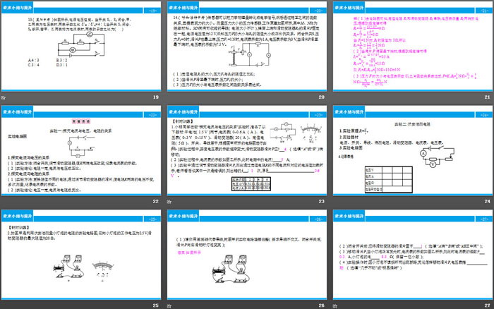 《章末小结与提升》欧姆定律PPT